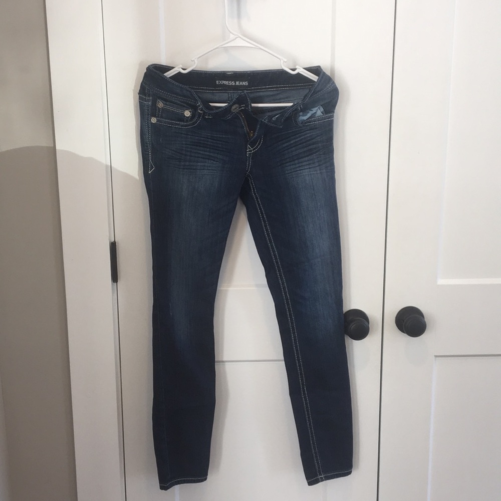 Express Stella  Low Rise Legging Jeans